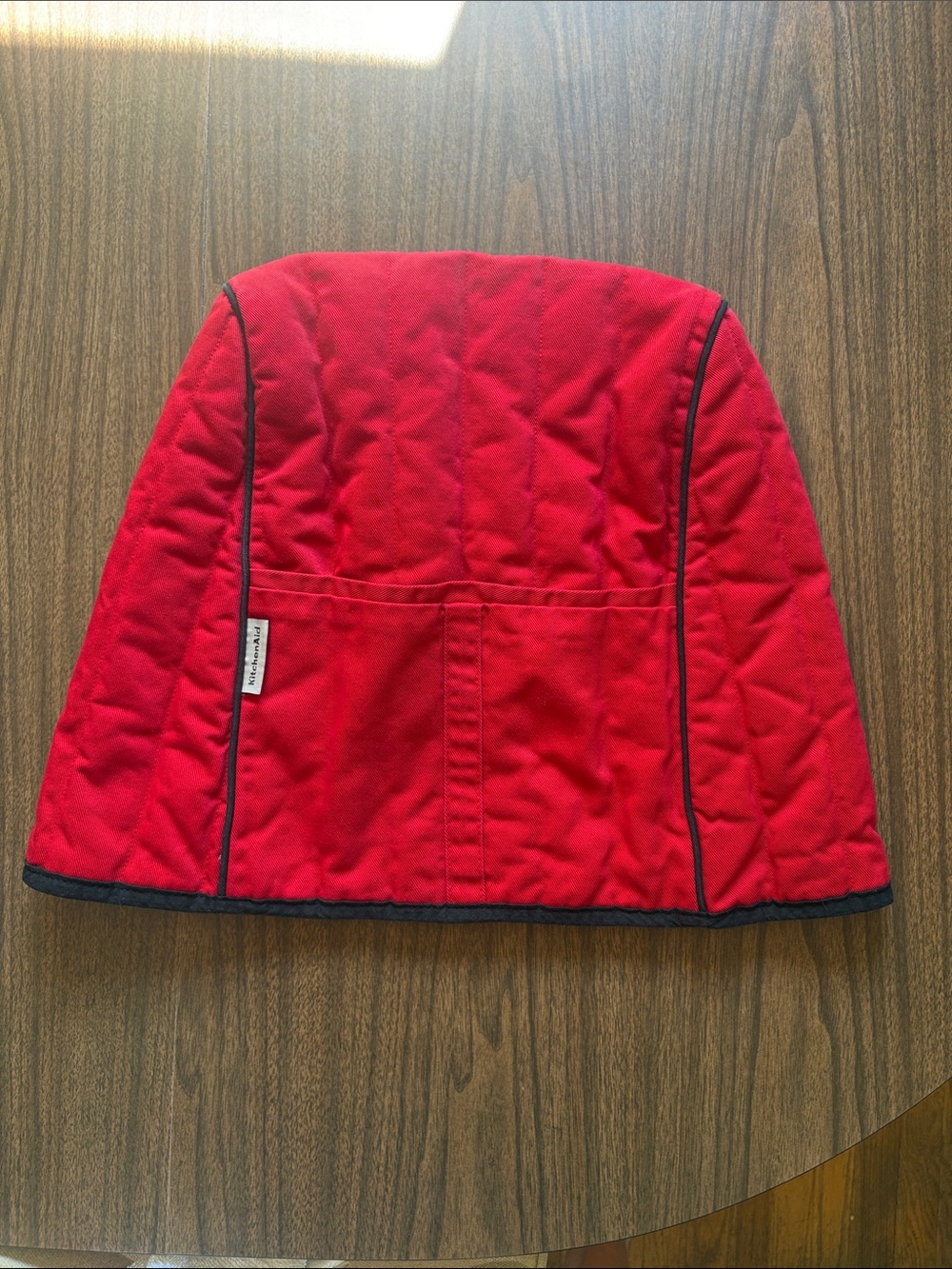 KitchenAid Red Quilted Cover with Black Trim